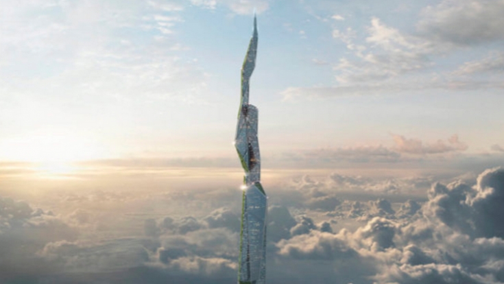 Diseñan un rascacielos de 4,8 km. para vivir literalmente en las nubes
