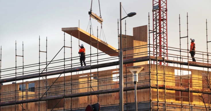 Bloques de pisos de madera en España