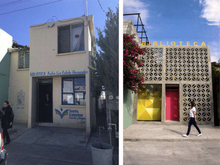Nueva reforma de la biblioteca Colonia Infonavit Cuahtémoc en México