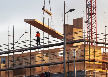 Bloques de pisos de madera en España