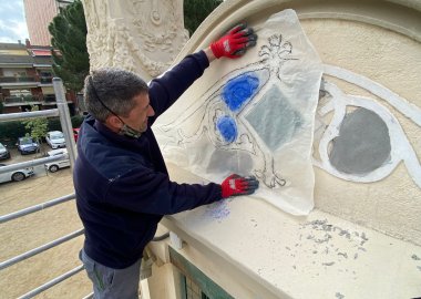 RESTAURACIÓN DE ESGRAFIADOS DE FACHADA (Rubí)